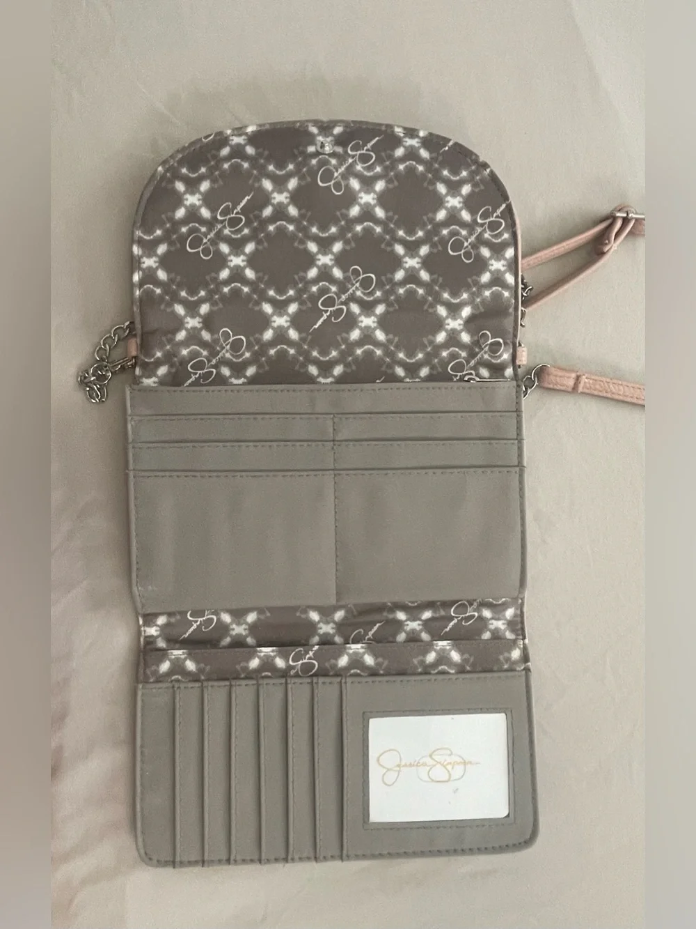 Jessica Simpson Dusty Rose Chain Strap Crossbody
